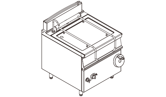 燃气可倾式炒锅