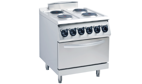 电四头煮食炉连烤箱