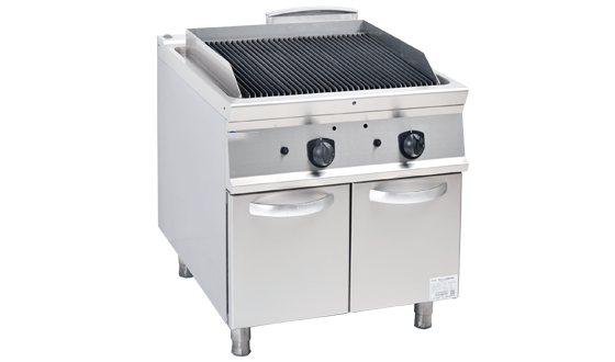 燃气火山石烧烤炉连柜